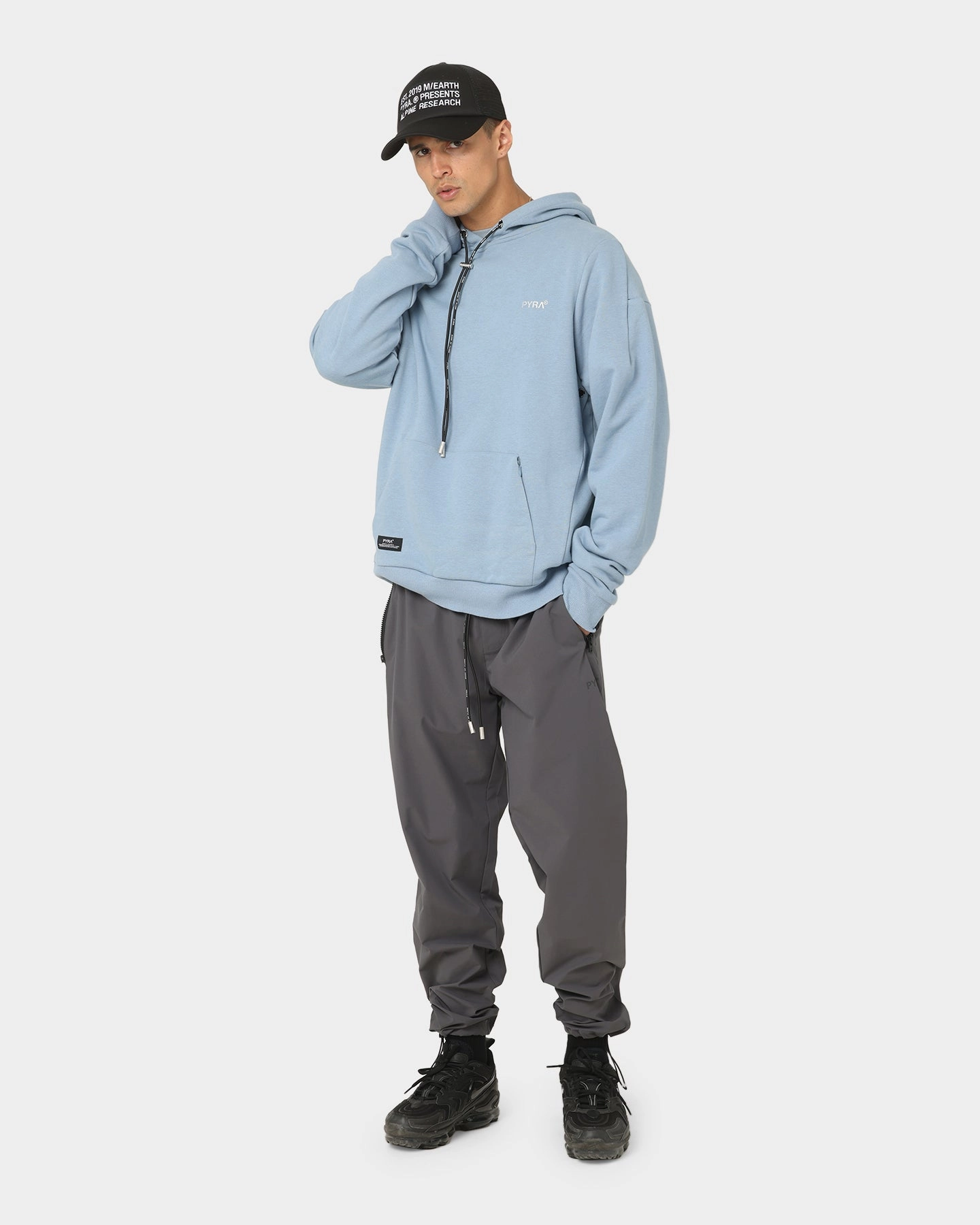 PYRA Flame Hood Dusty Blue Street Cool