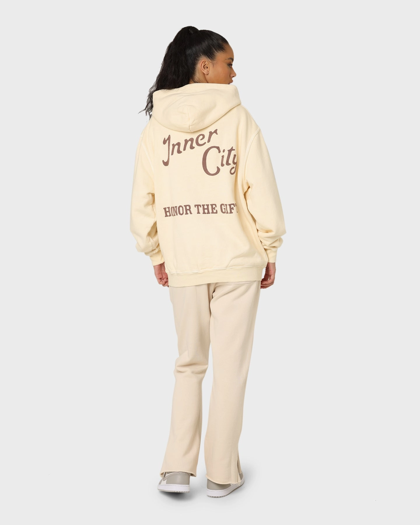 Honor The Gift Neighborhood Hoodie Cream StretchMaterial students