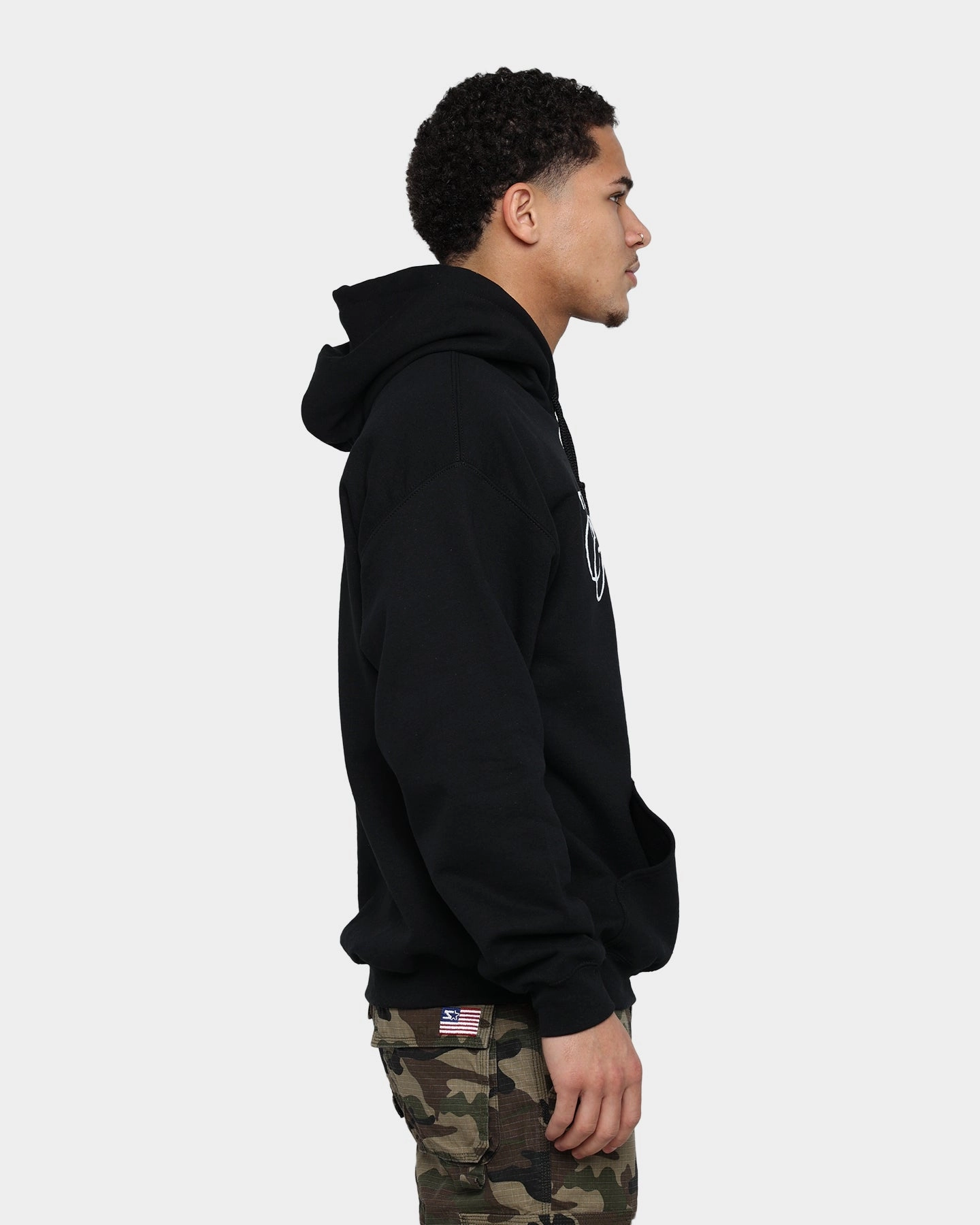 Goat Crew Live Forever Hoodie Black Removable Inner Layer adults'