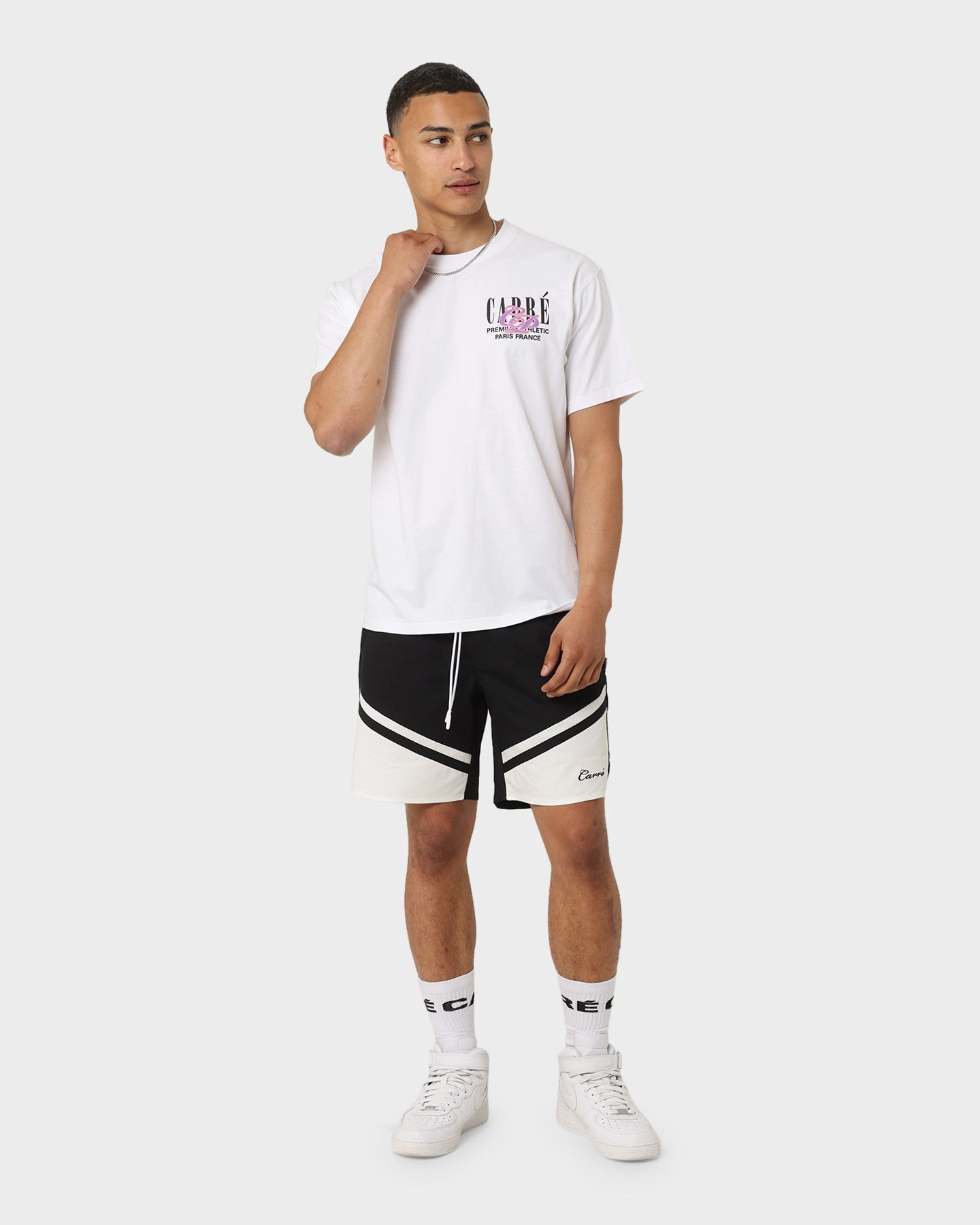 TearResistantBuild Outdoor Activity Carre Louis Shorts Black