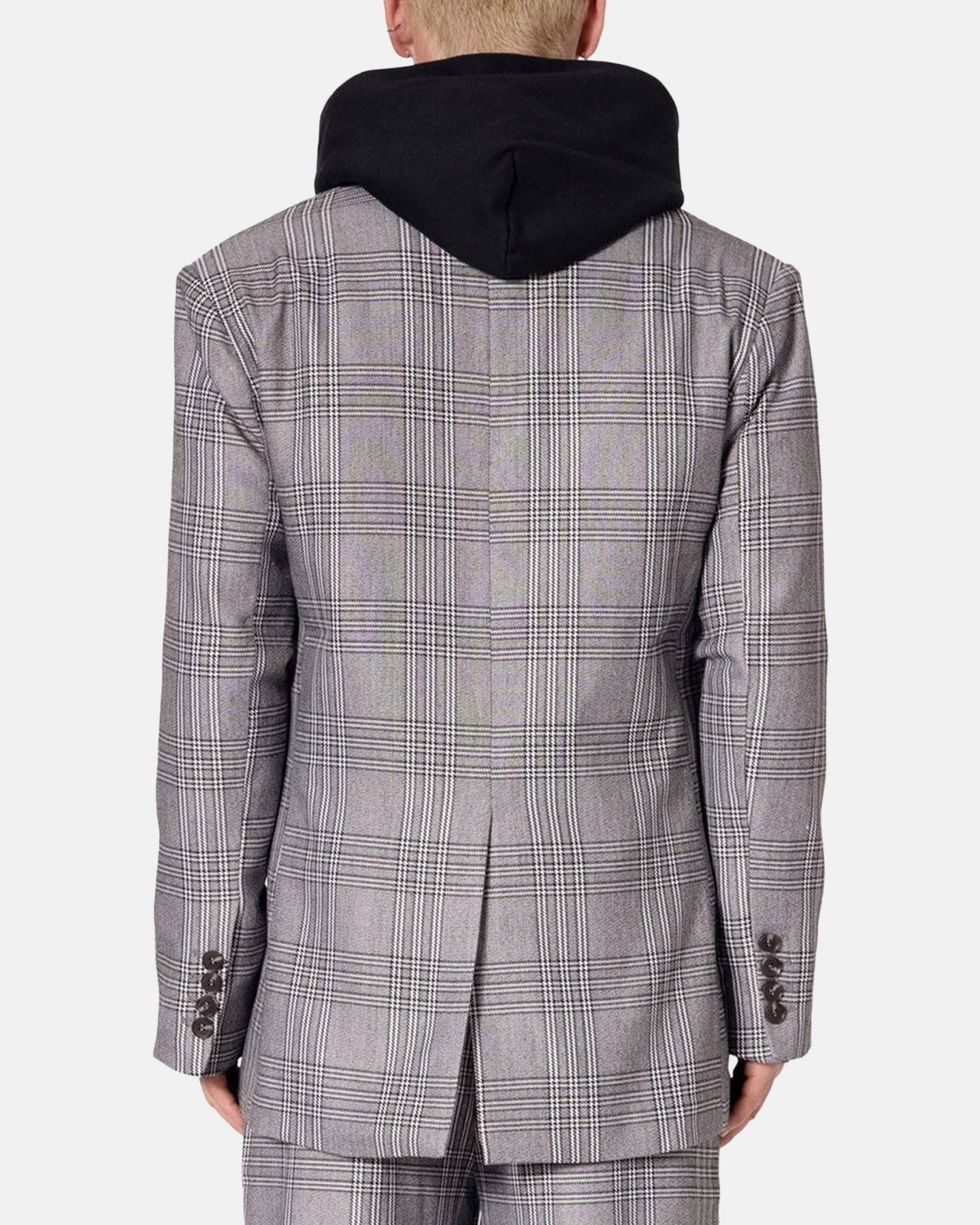 MNML Double Breasted Suit Jacket Black/Grey mountain vacation