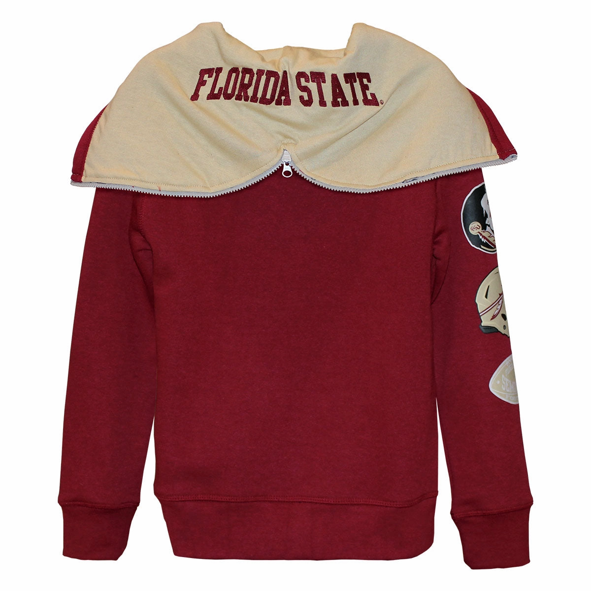 Reinforced Shoulder Protection Outerstuff Kid's Florida State Seminoles/Seminole Logo Pullover Hood - Garnet