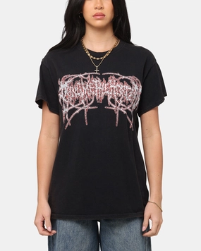 Comfy Fit Layer Easy Style Wear Bring Me The Horizon Nobody Loves You Vintage T-Shirt Black Vintage