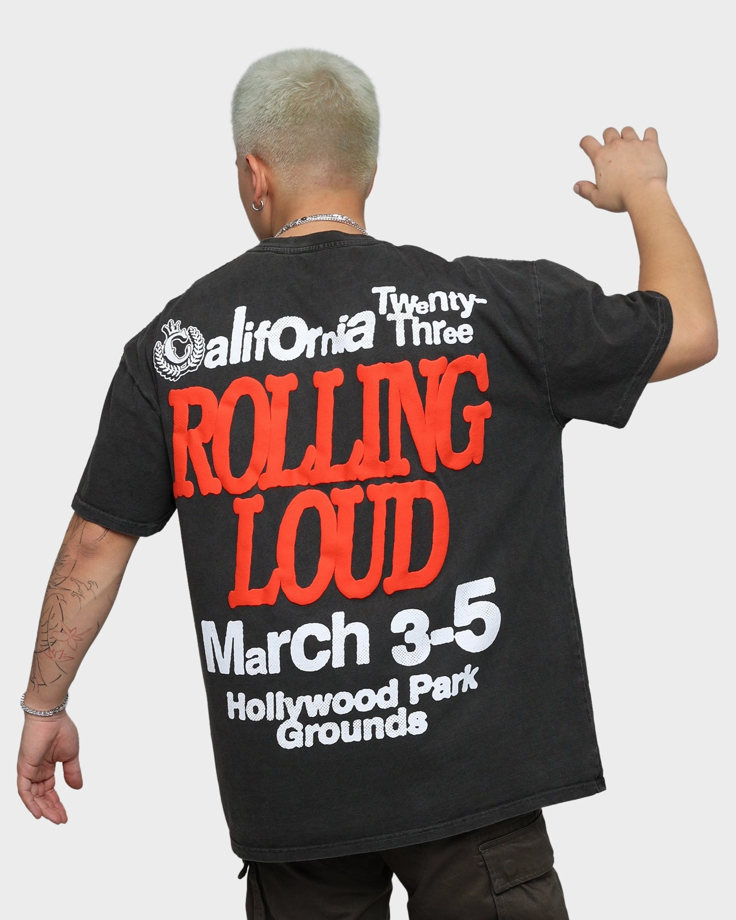 Rolling Loud Rolling Loud Venue Vintage T-Shirt Black Wash layerable