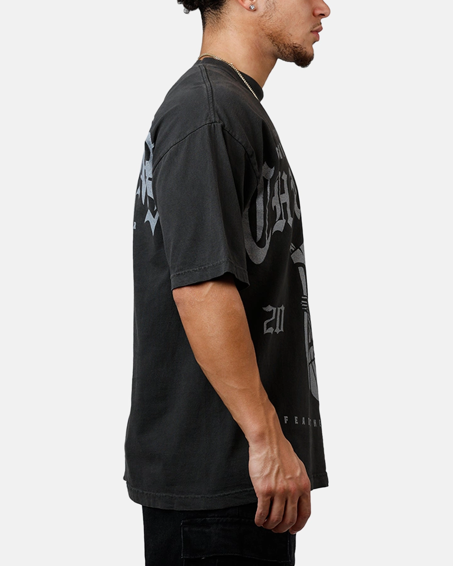 Overtime Champions T-Shirt Vintage Black Active Trend Minimal Comfort Style