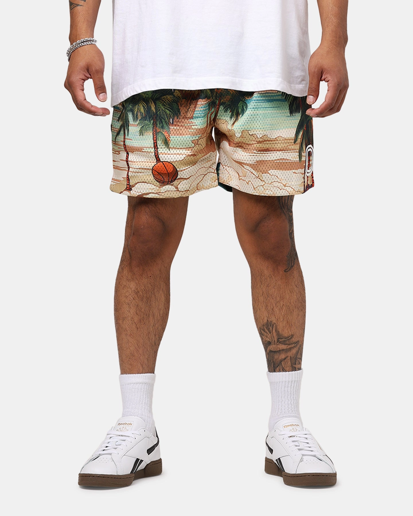 snowboard clothing Overtime Paradise Palm Shorts Palm Print