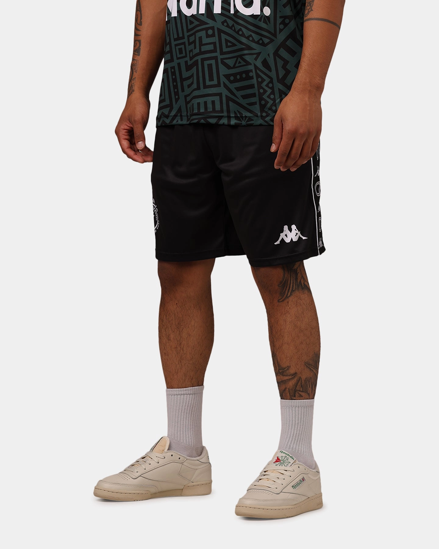 Trend Essential Overtime X Kappa Brooklyn Shorts Black
