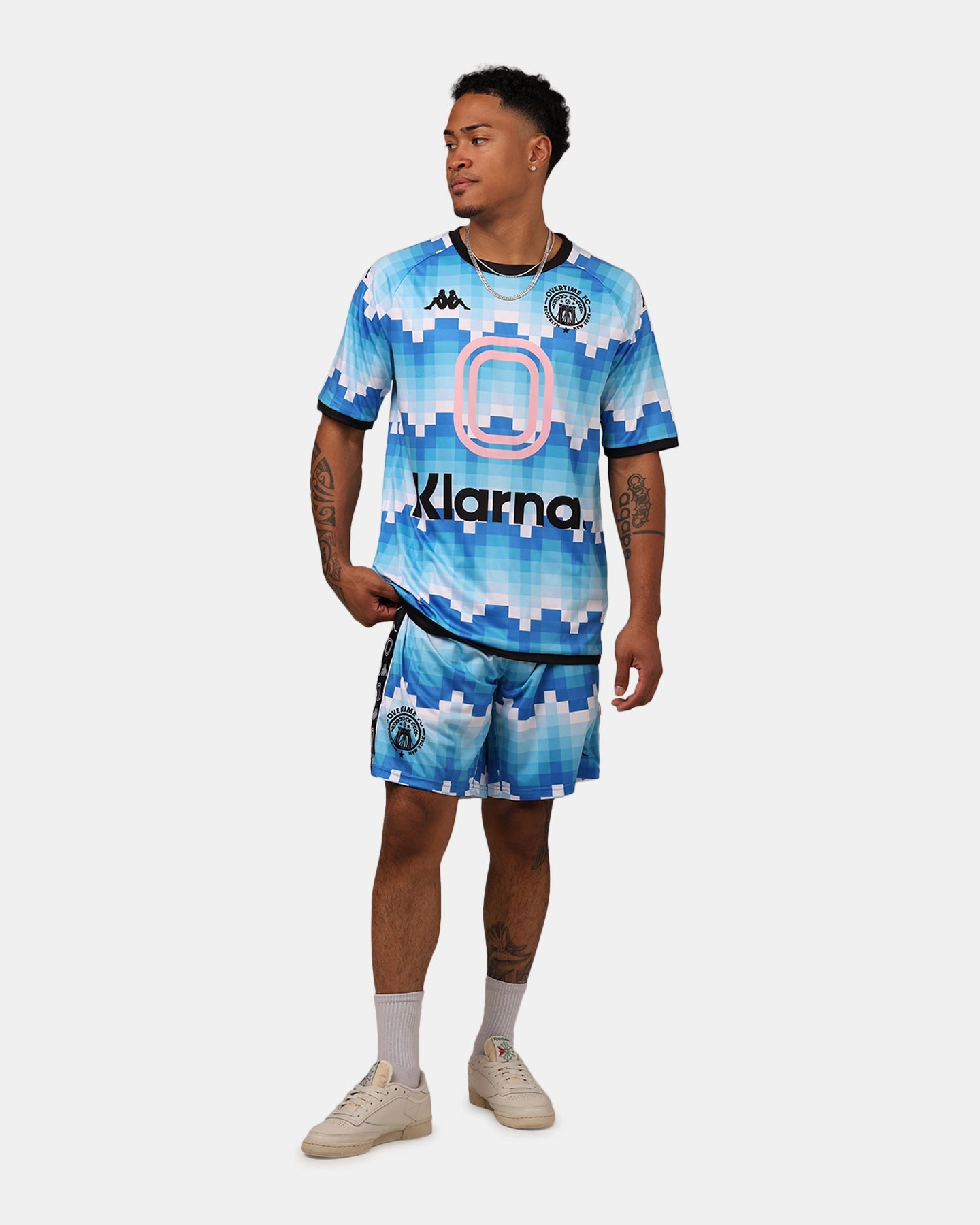 Zero Chafe Construction Casual Clothing Overtime X Kappa Brooklyn Shorts Blue