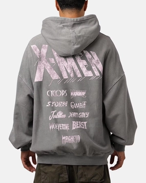 Outdoor Fashion Windbreaker Style Marvel X-Men The X-Men Premium Hoodie Washed Charcoal