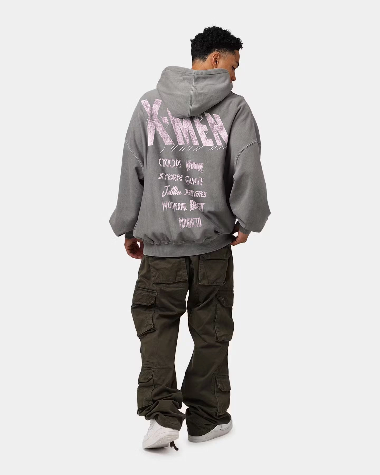 Athletic Fit Protective Comfort Marvel X-Men The X-Men Premium Hoodie Washed Charcoal