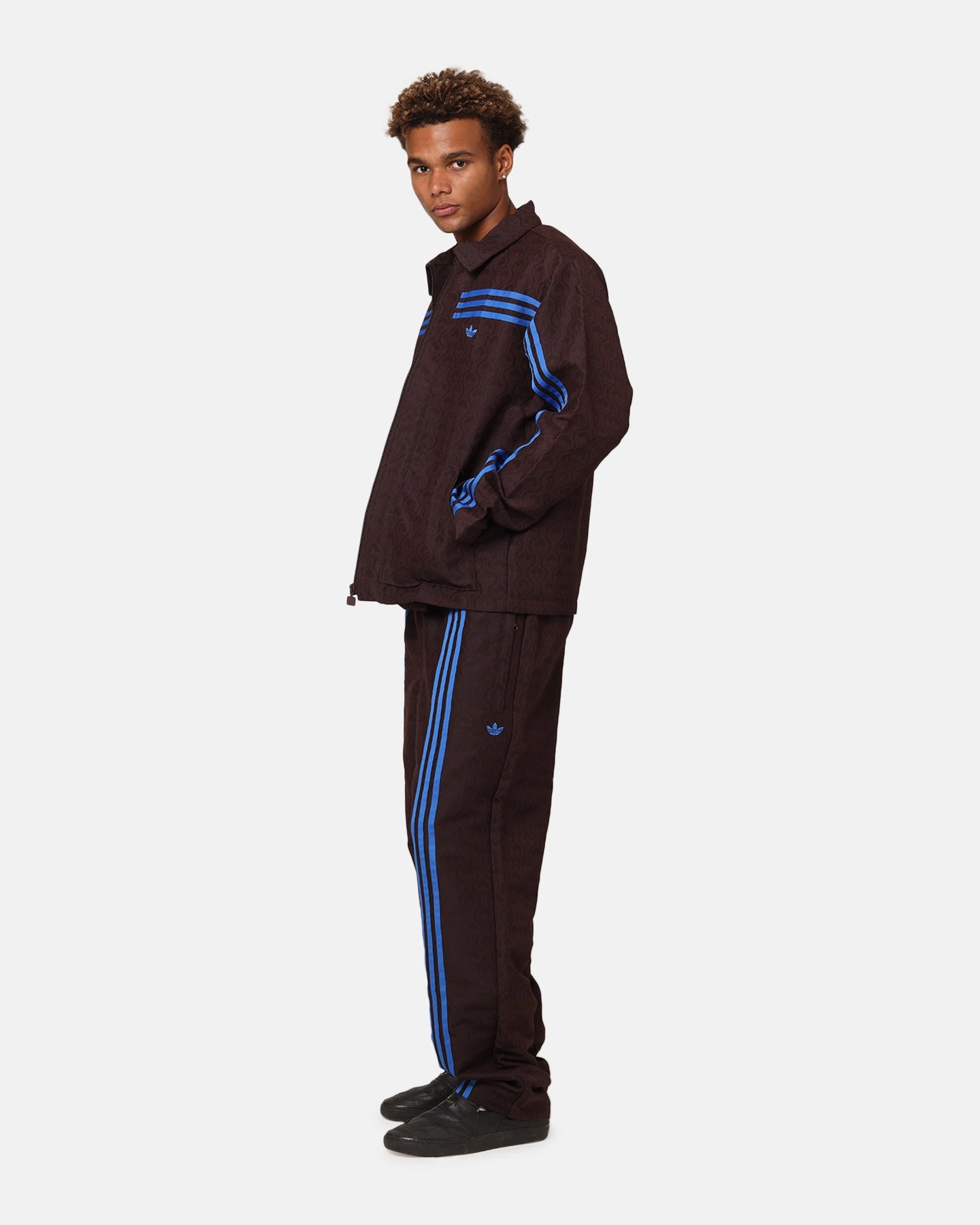 casual lunch Adidas Originals 70's Club Jacket Brown