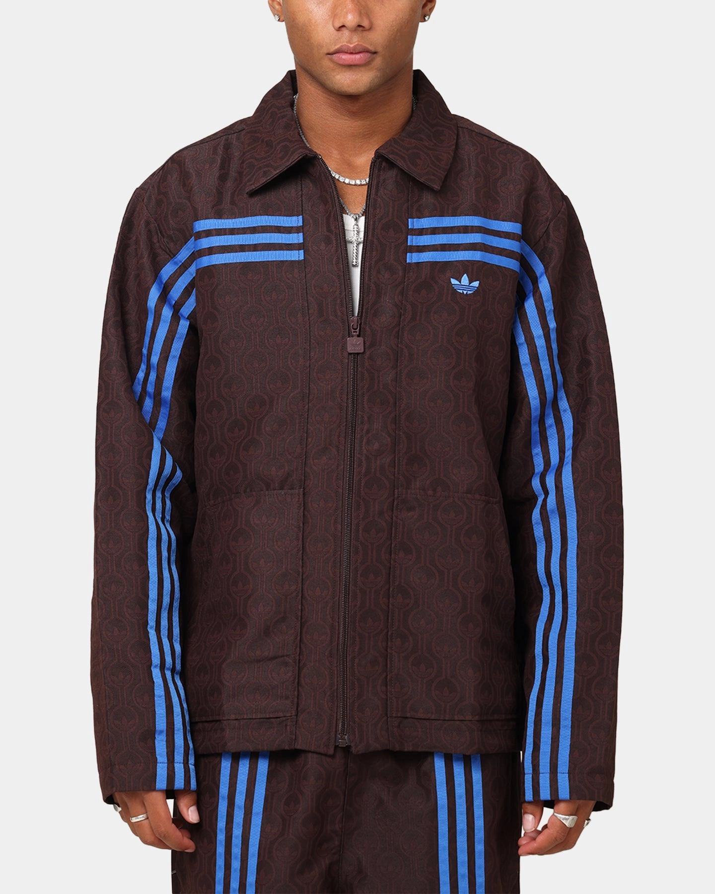 Frost Shield Adidas Originals 70's Club Jacket Brown