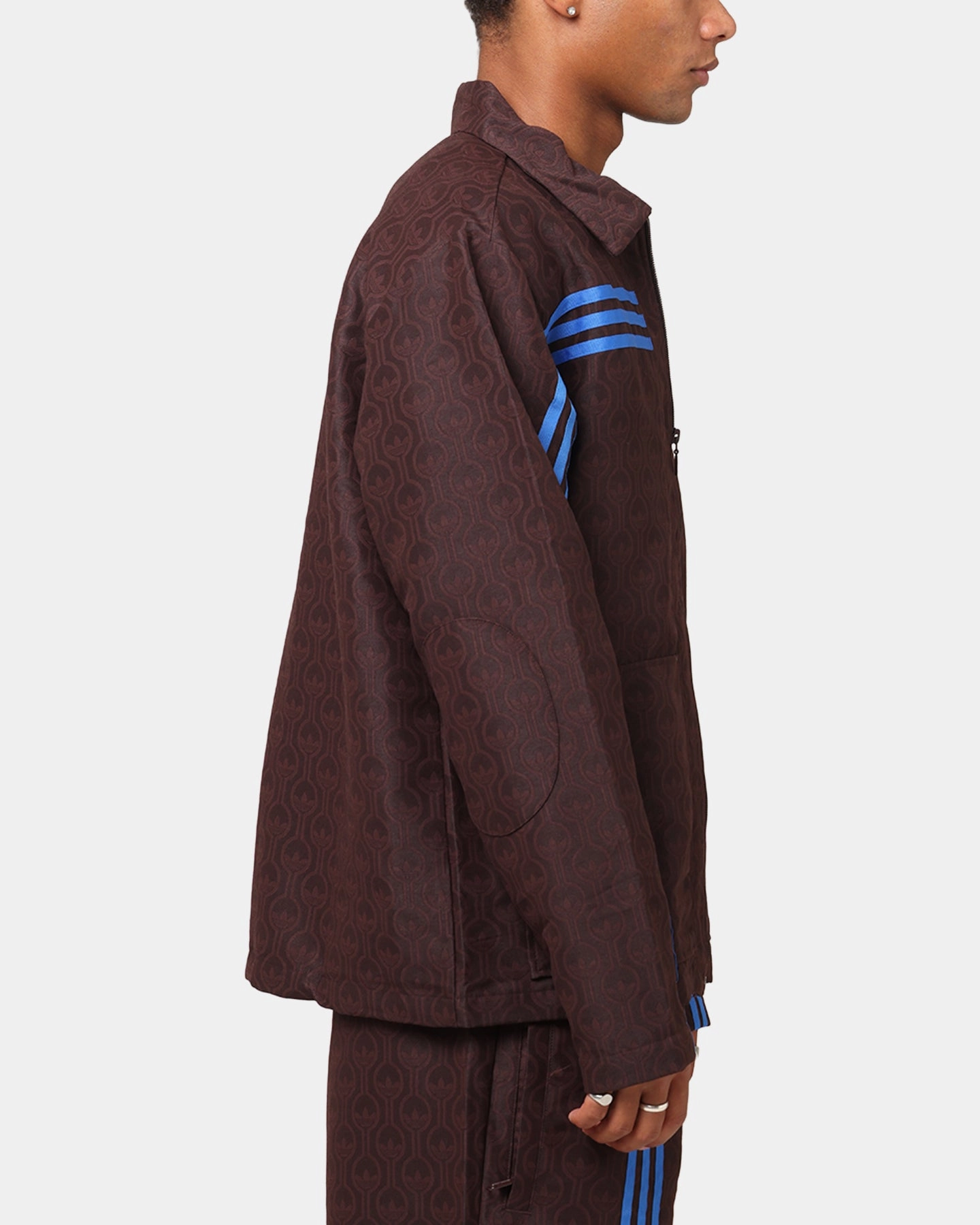 Adidas Originals 70's Club Jacket Brown Button-up