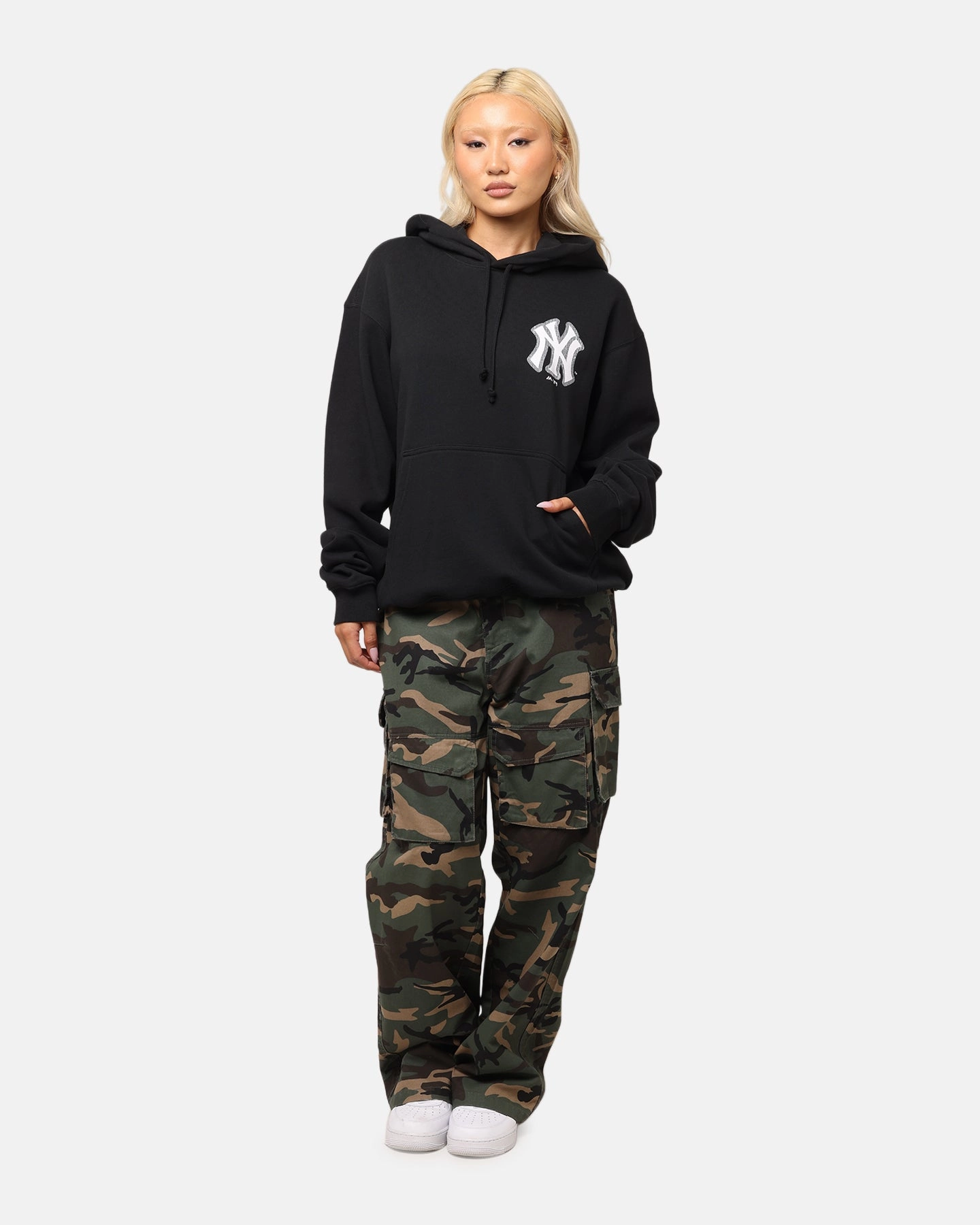 Rugged Comfort Majestic Athletic New York Yankees Acland Hoodie Black