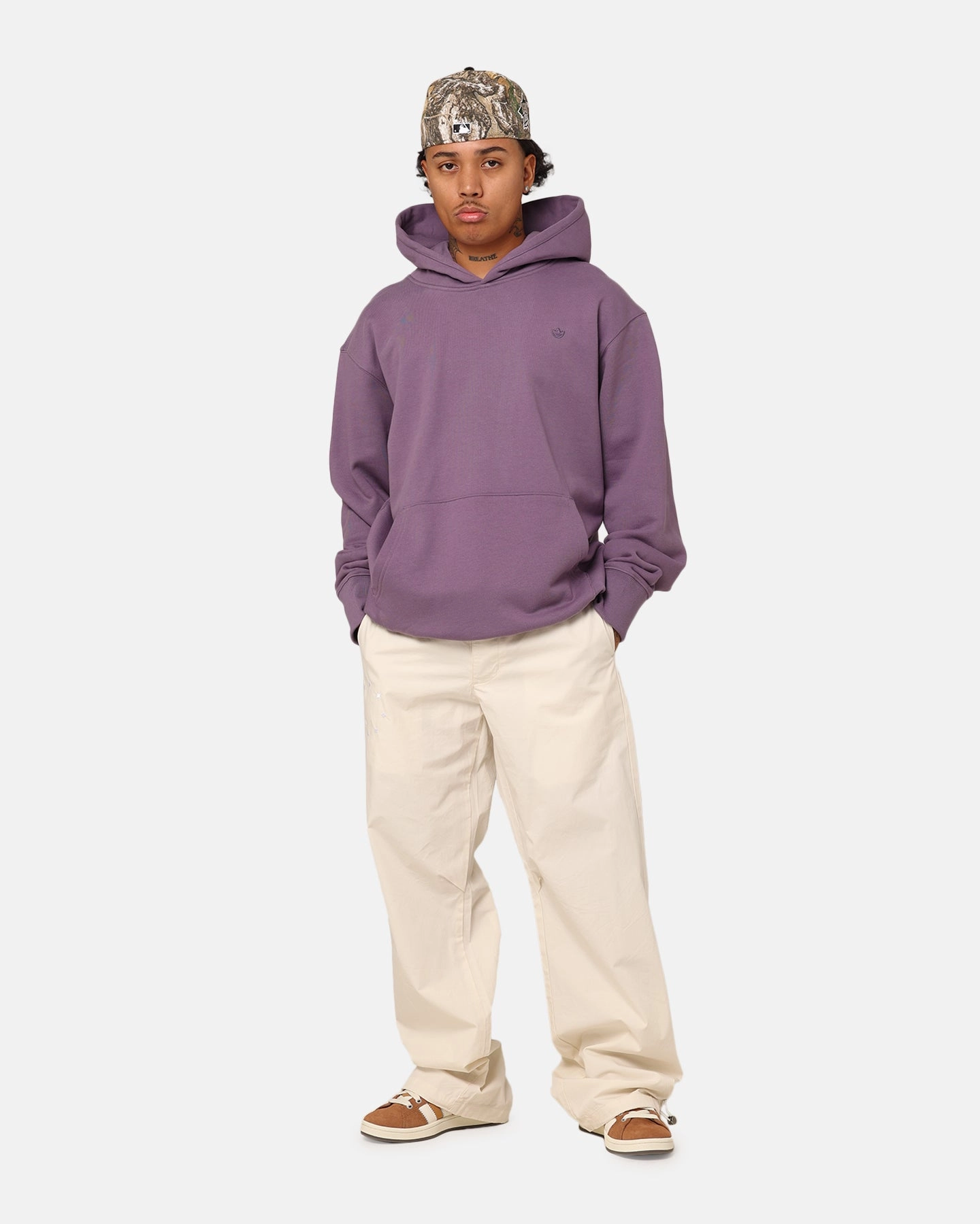Sports Jacket Adidas Adicolour Contempo French Terry Hoodie Shadow Violet