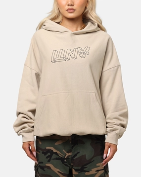 The Anti Order Dimension Boxy Hoodie Stone Cozy Jacket
