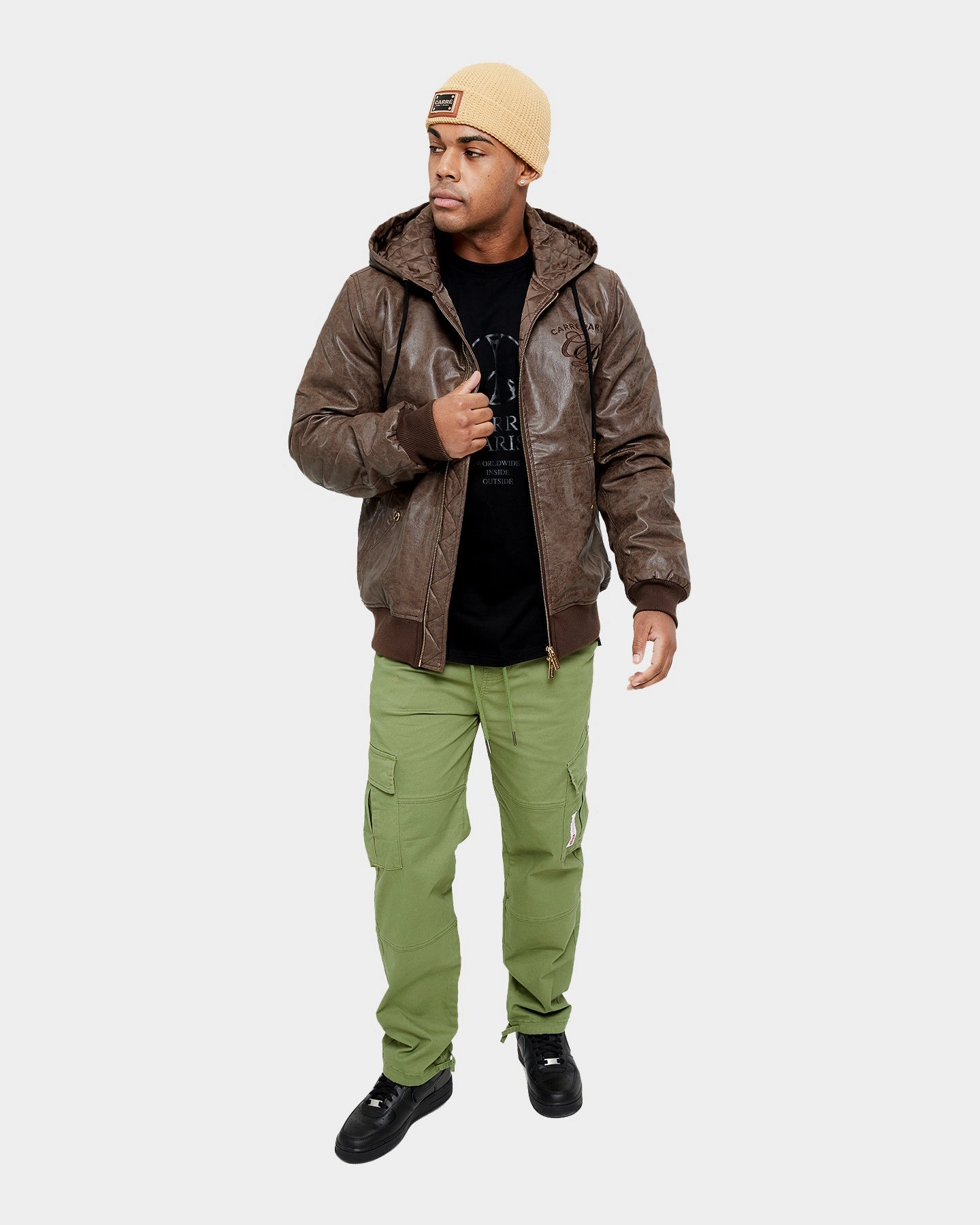 Esteem Classic Jacket Carr?? Revolutionnaires PU Jacket Dark Brown