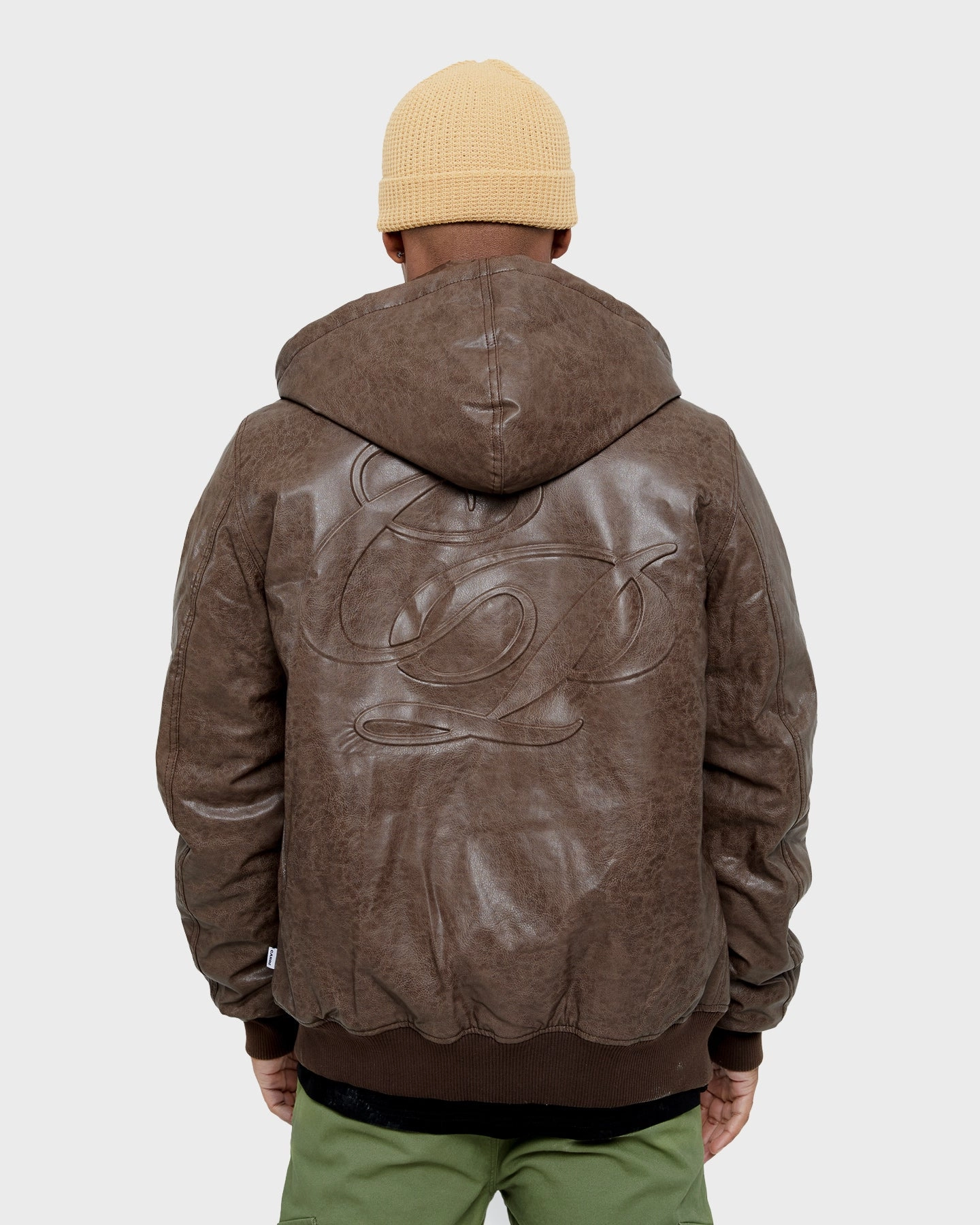 Task traveler Carr?? Revolutionnaires PU Jacket Dark Brown