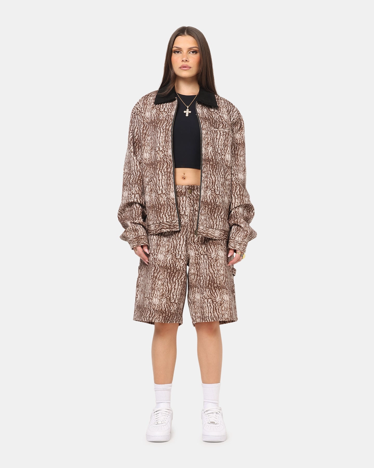 Carre Canvas Jacket Tree Bark Celebrate Compact Packable