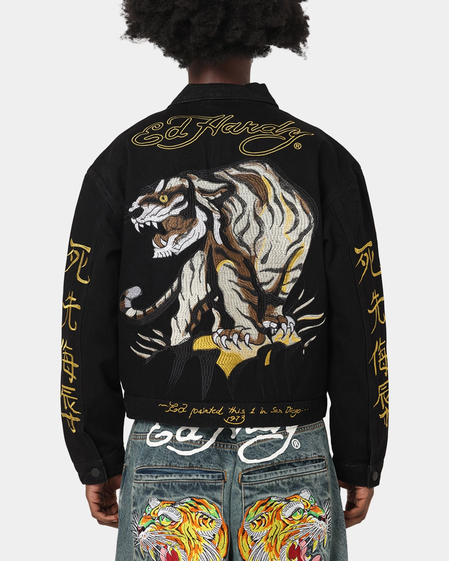 Honor Ed Hardy Never Again Jacket Black