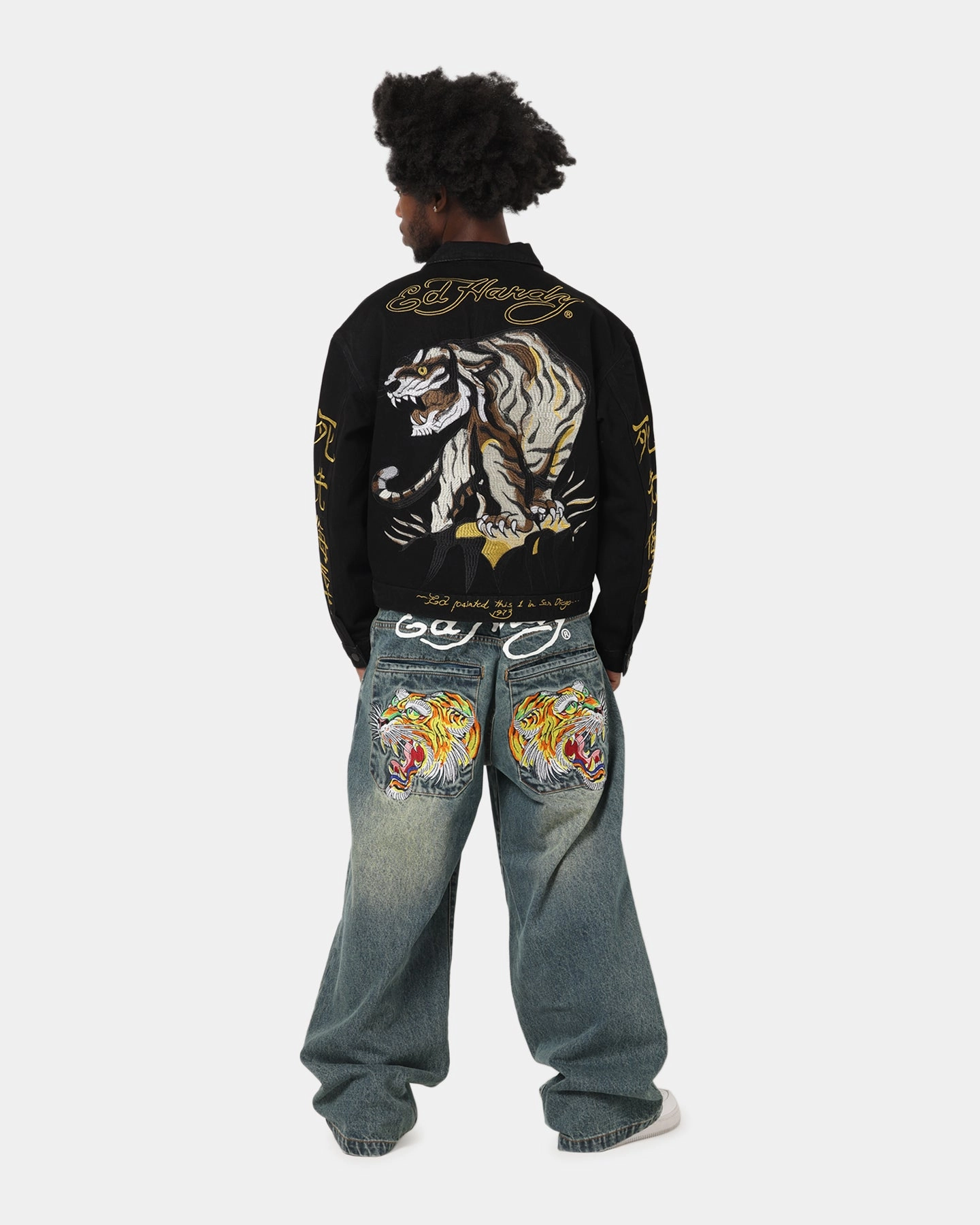 Ed Hardy Never Again Jacket Black Interchangeable Liner System