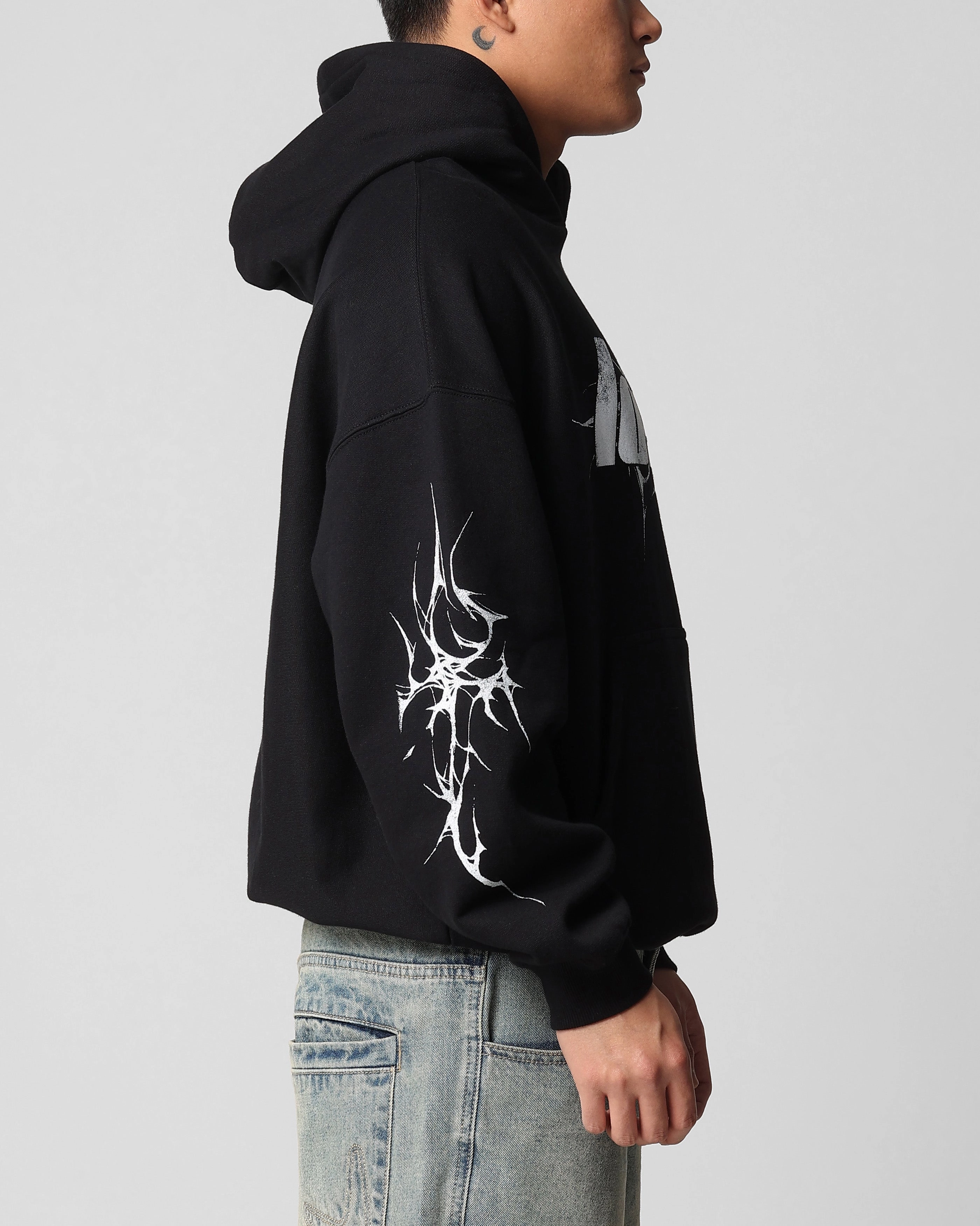 Loiter Neo Hoodie Black Chic Look