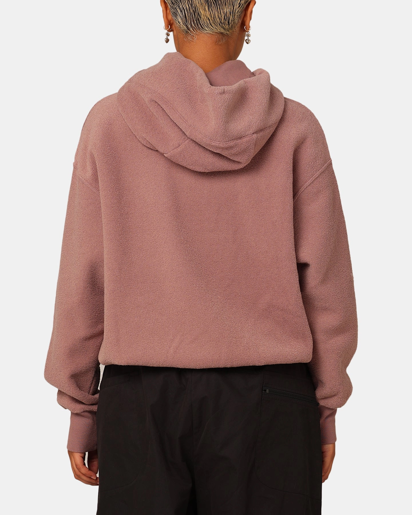 Launch Nike Women's Sportswear Phoenix Plush Cosy Fleece Hoodie Smokey Mauve/Black
