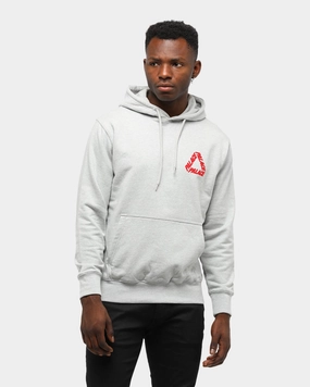 PALACE FLOCKA P3 HOOD GREY MARLE Full Length Zipper Nightwear