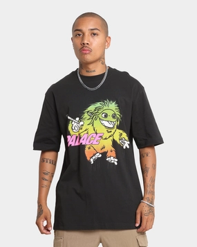 Durable Knit Structure Seasonal Must-Have Palace Large Up T-Shirt Black