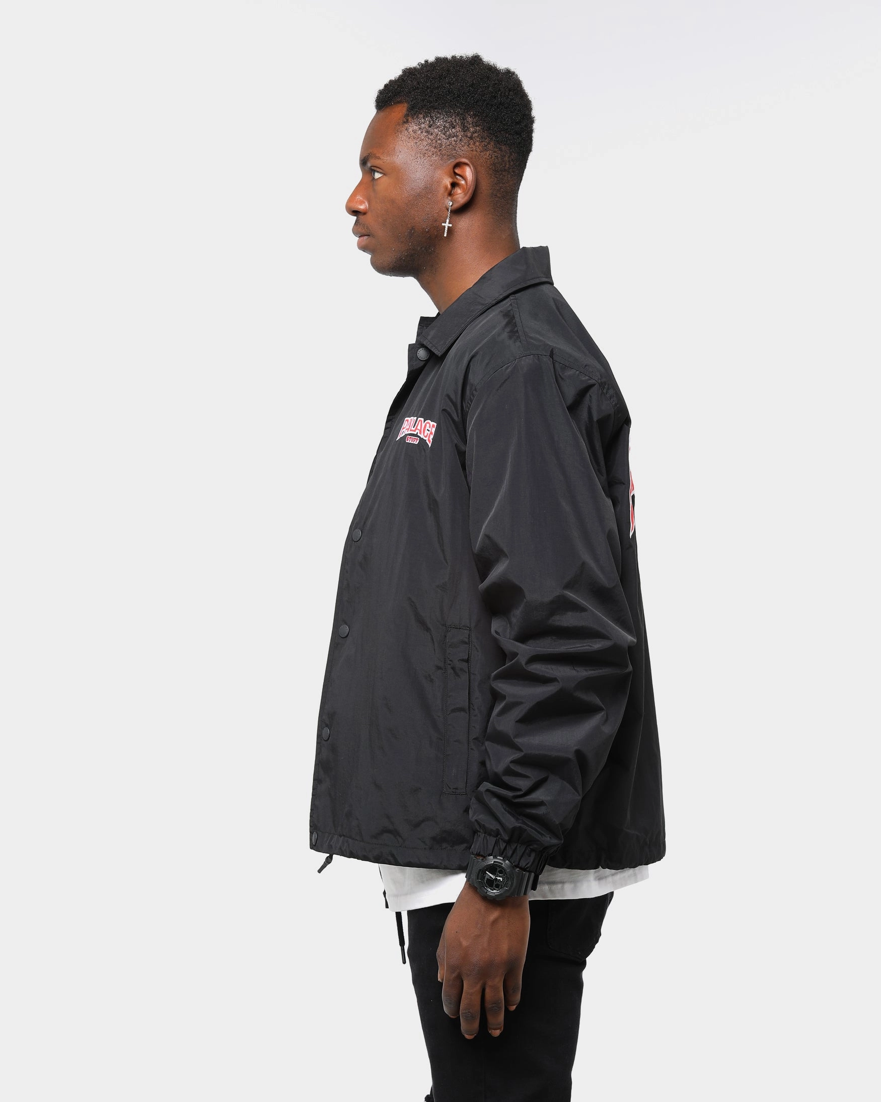 Water resistant coating Palace Men's Stuff Jacket Black