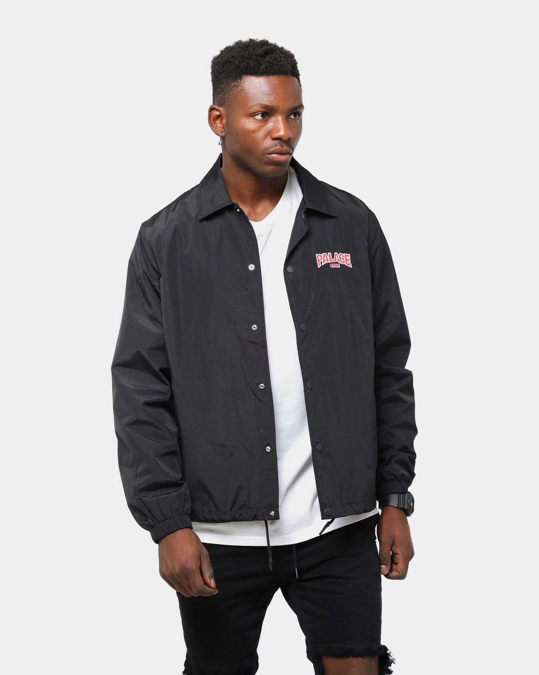 Street Cool Palace Men's Stuff Jacket Black