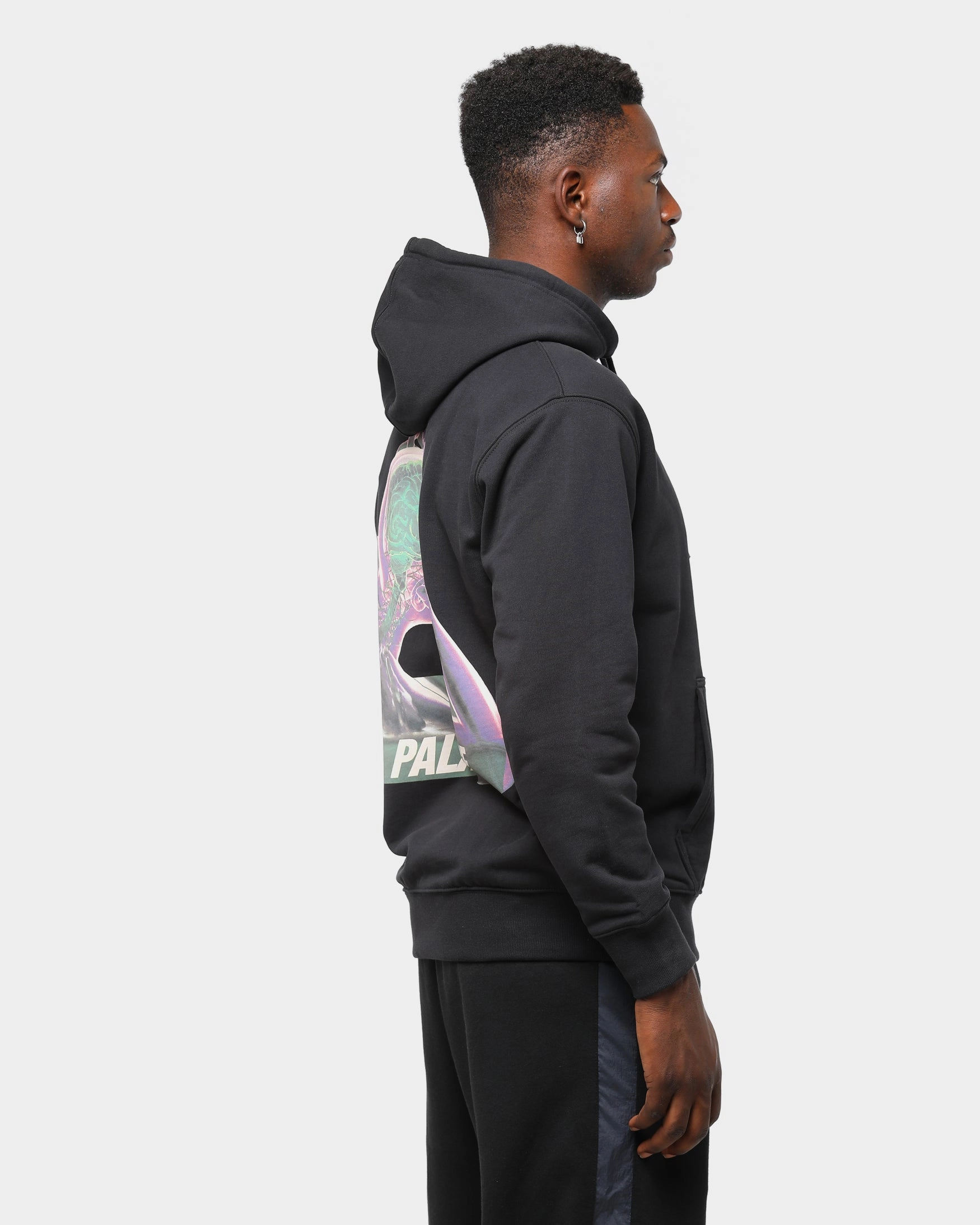Palace Men's Tri-Gaine Hoodie Black Serve