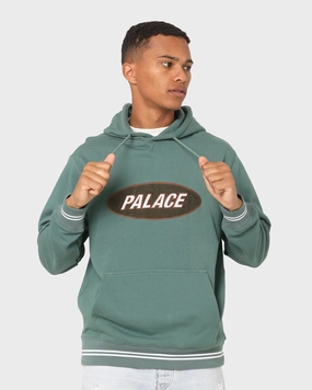 Palace Oval Hoodie Airforce Green Enhance
