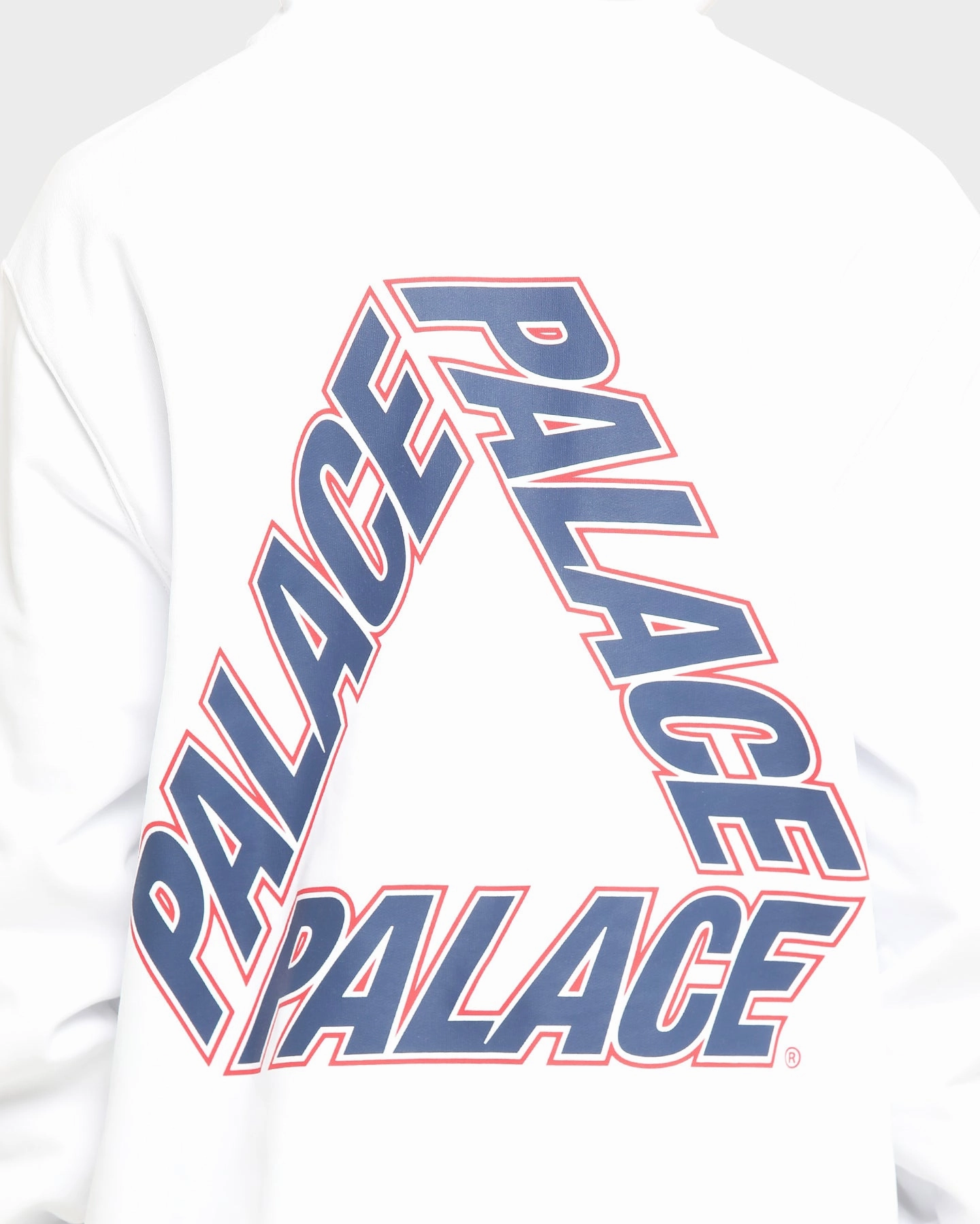 Palace P3 Team Hoodie White Long-sleeved suitable for school uniforms