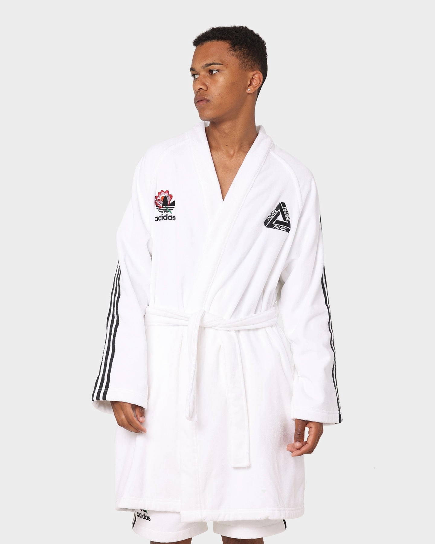 Removable Inner Layer Chic Palace Palace X Adidas Palace Wellness Center Robe White
