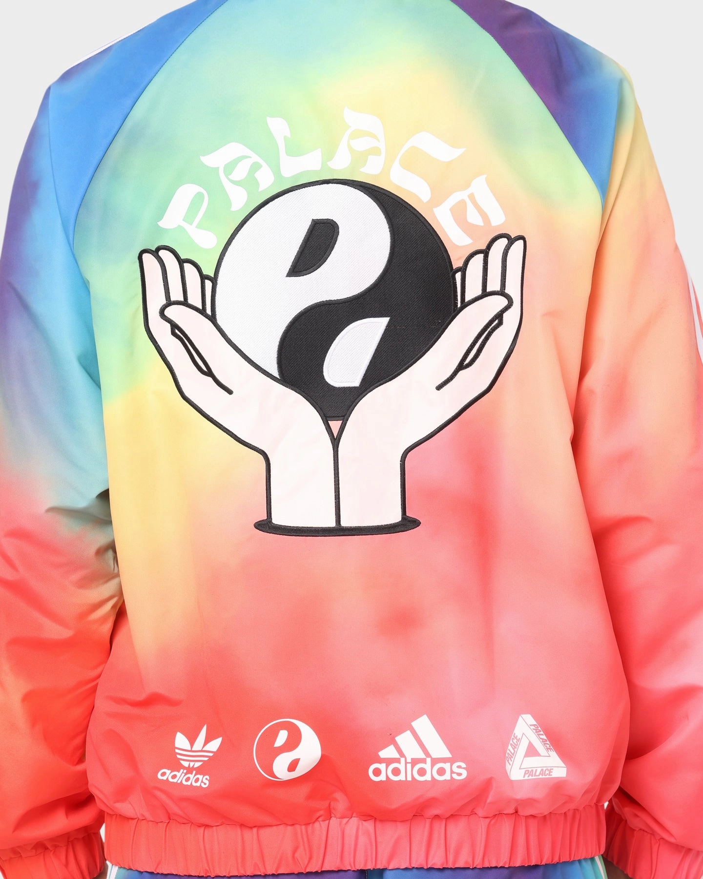 Palace Palace X Adidas Palace Wellness Center Zip Jacket Tie Dye car Anti-pill