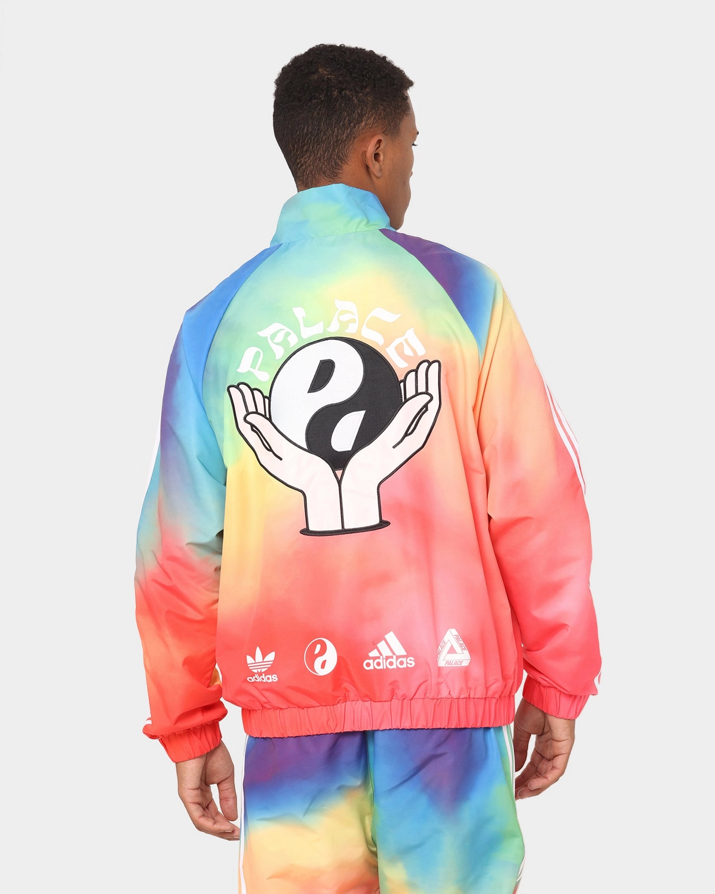 Palace Palace X Adidas Palace Wellness Center Zip Jacket Tie Dye State Machine washable
