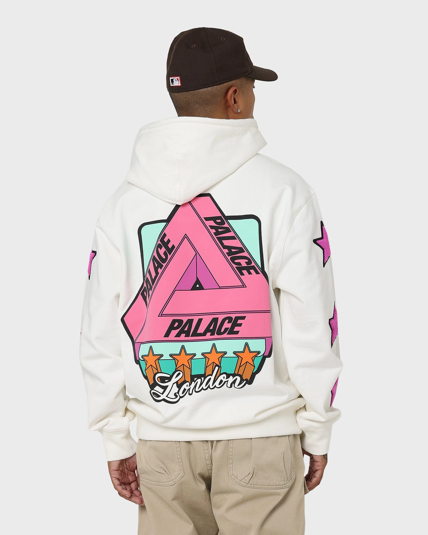 Palace Start It Up Hoodie White Chemistry Loose