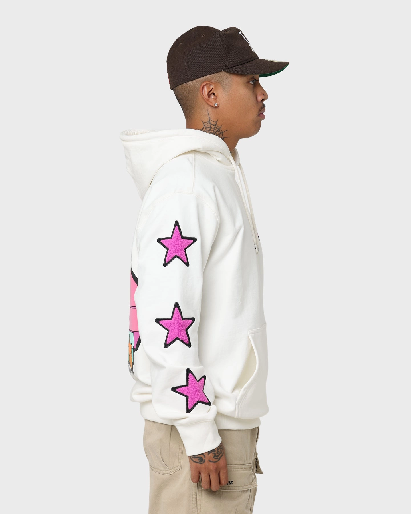 Palace Start It Up Hoodie White Double Stitched Seams