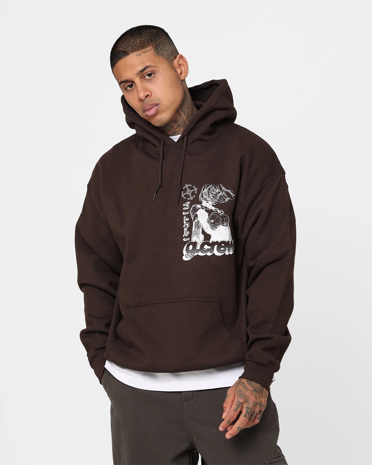 Goat Crew G.Crew Girl Hoodie Brown Hearing-aid Machine-washable