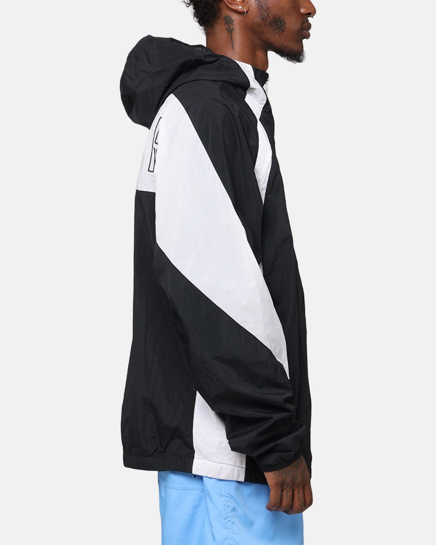 Nike Air Woven Jacket Black/White/White Sanction Low Profile Fasteners