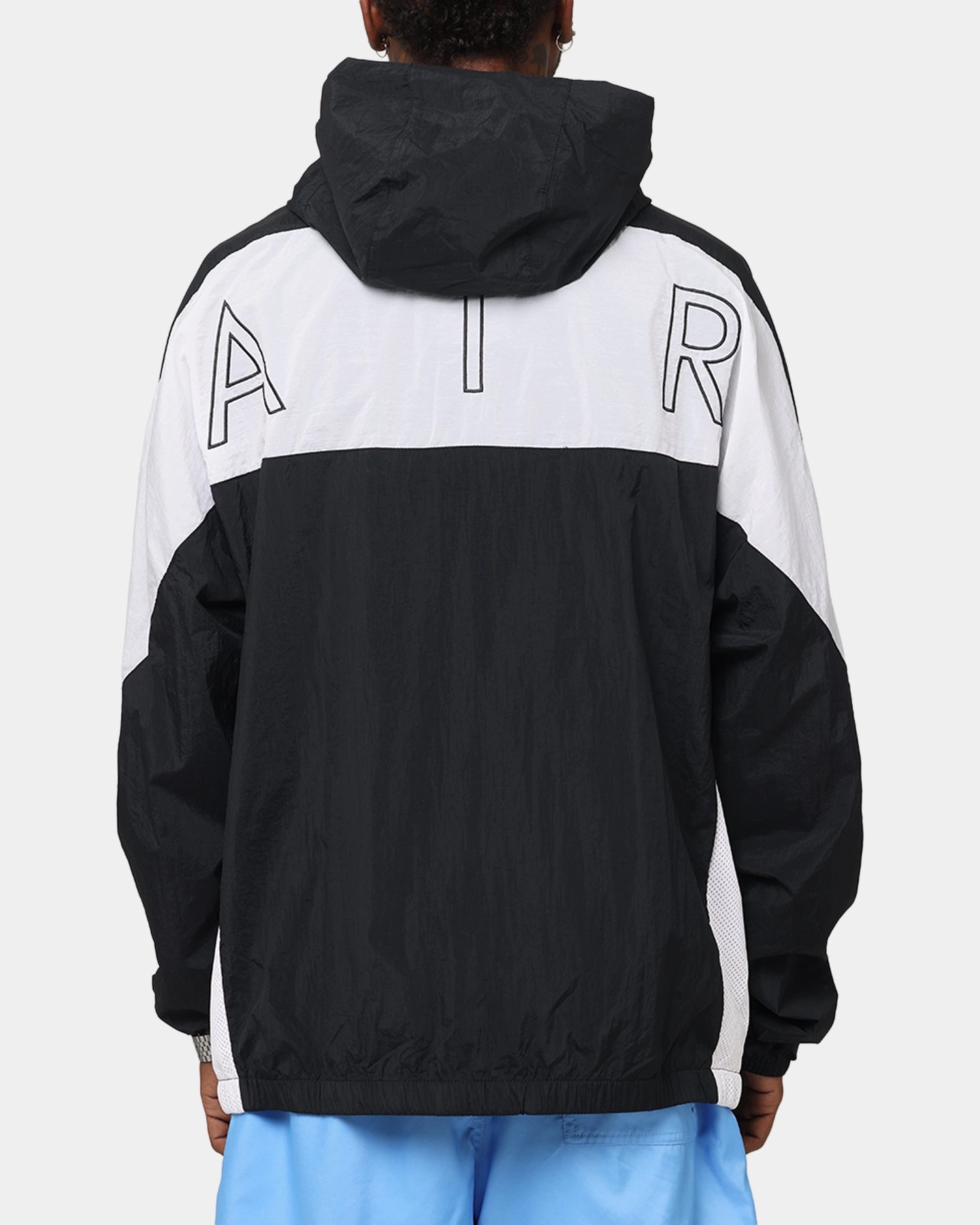 Nike Air Woven Jacket Black/White/White Articulated Sleeves