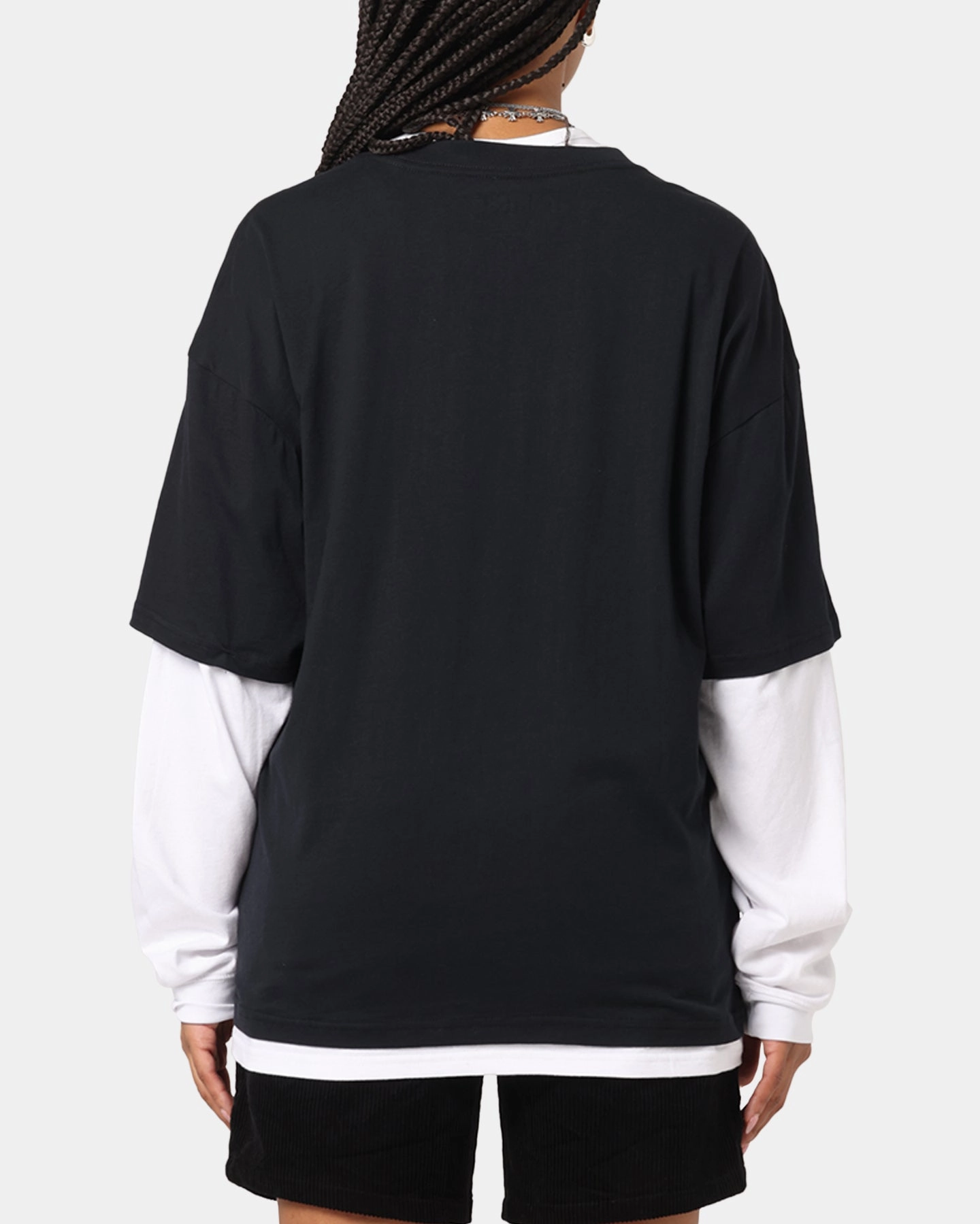 Pantera Pantera Layered Long Sleeve T-Shirt Black Wash Travel Style Adaptable