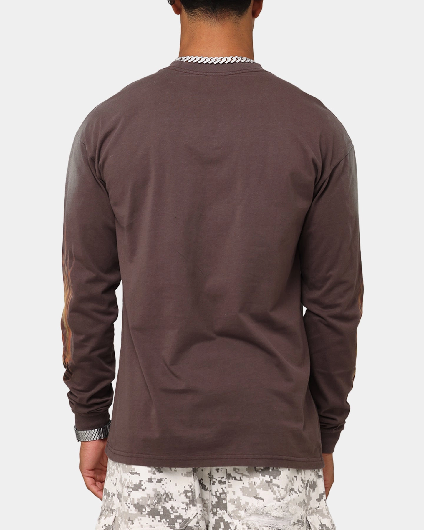 Comfy Layer Wear Bold Look Pantera Pantera Vintage Long Sleeve T-Shirt Dark Brown