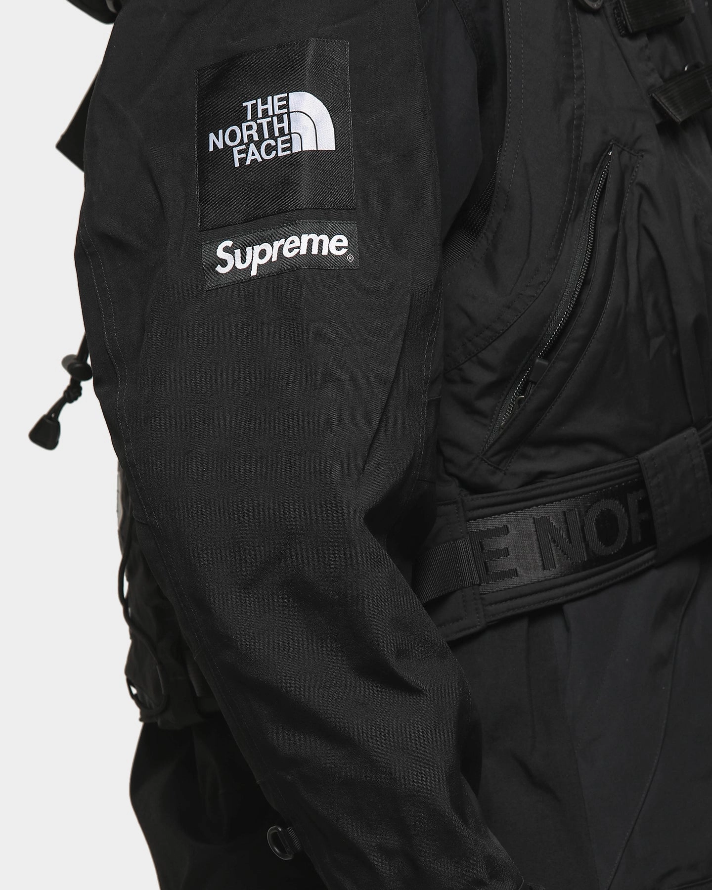 Lockdown Hood Toggle Waterproof Fabric Supreme The North Face RTG Jacket   Vest Black