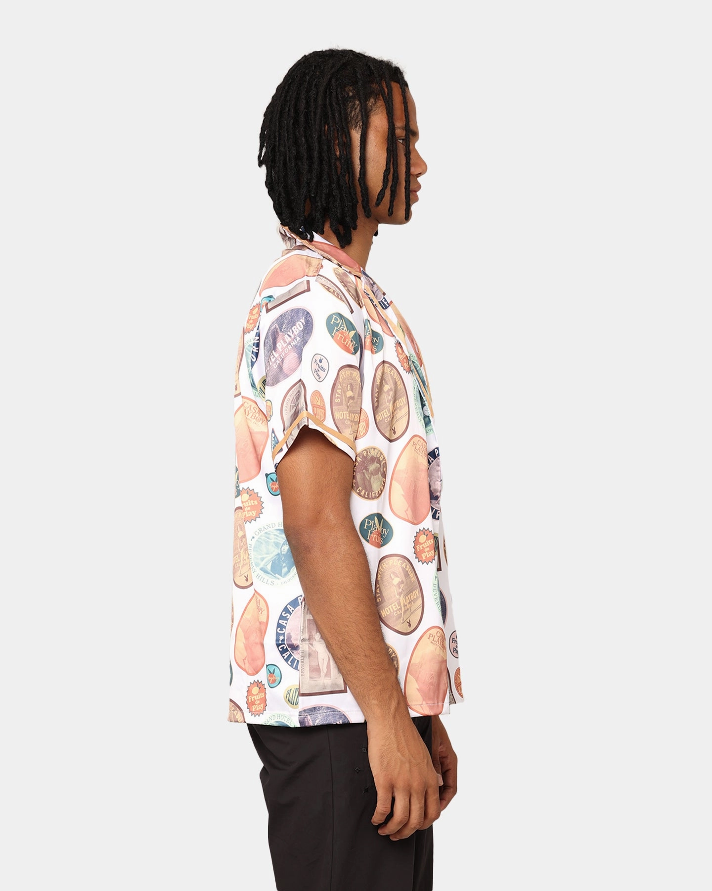 Playboy Playcation Shirt White Trendy Vibes Anti Pilling Treatment