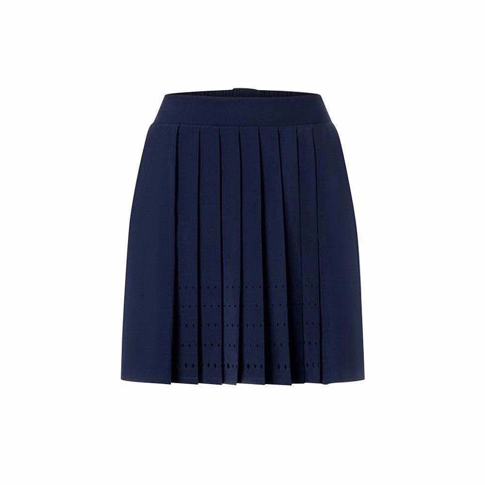 Fold Over Detail Weekend Vibes Bogner Venja Golf Skirt Midnight Blue - SS23 Women