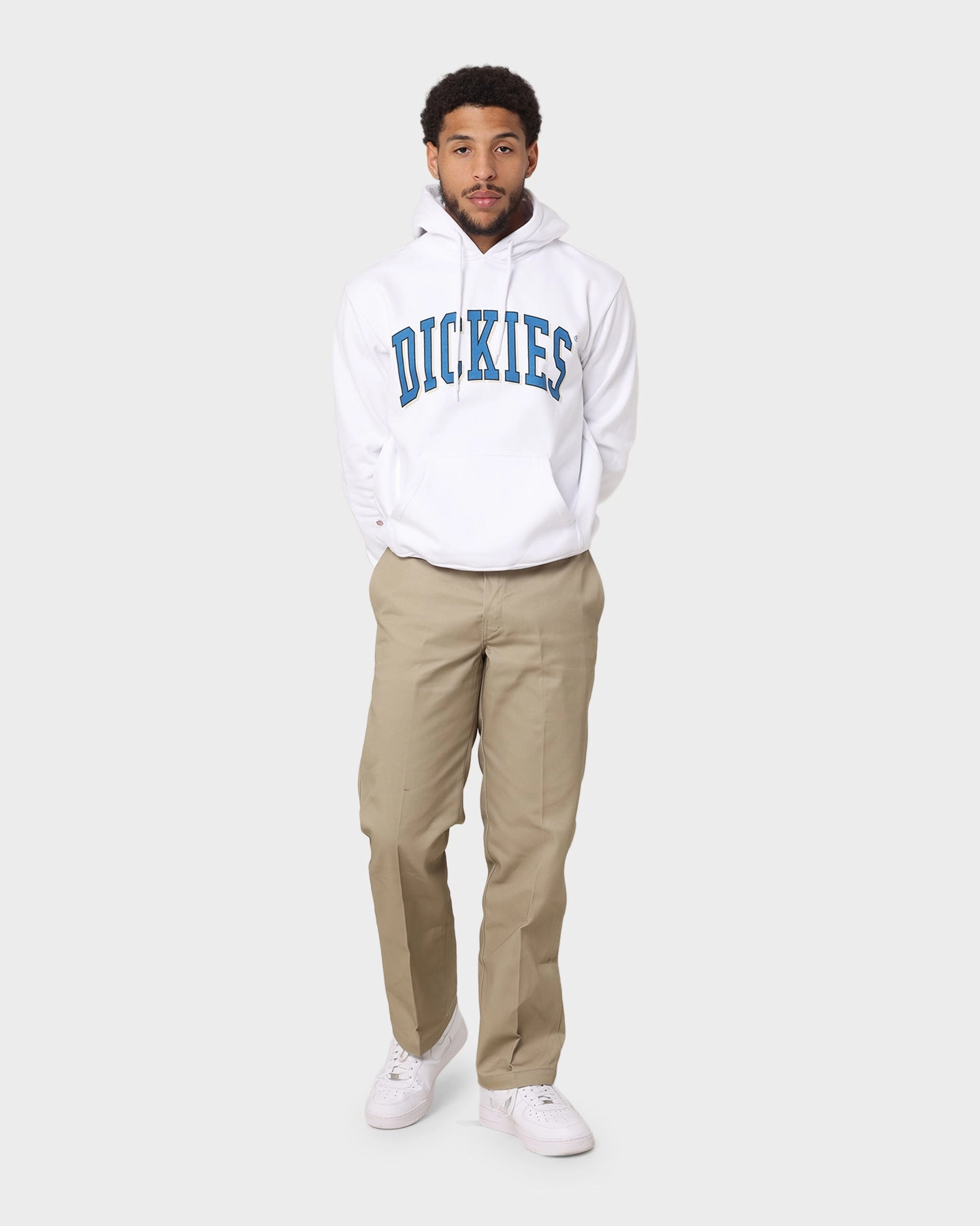 Comfortable Shield Hike Dickies Longview Hoodie White