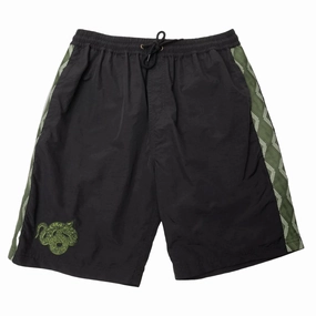Passport Coiled RPET Short 'Green' ribbed texture
