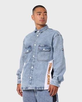 snowboarder Goods Tommy Jeans Denim Worker Shirt Shane Mix Lb Co